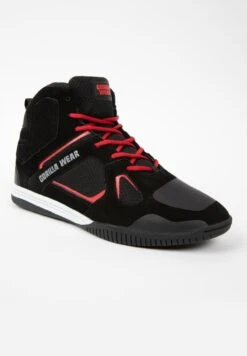 Gorilla Wear Troy High Tops Black/Red -Mode Verkoop troy high tops blackred 3
