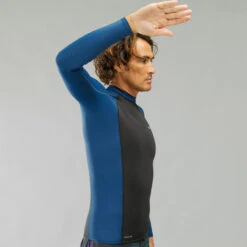 Uv-werende Rashguard Voor Surfen Heren Lange Mouwen Neopreen/lycra Grijs -Mode Verkoop uv werende rashguard voor surfen heren lange mouwen neopreenlycra grijs 4