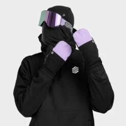 Wanten Wintersport SIROKO Pitztal Violet Zwart Heren En Dames -Mode Verkoop wanten wintersport siroko pitztal violet zwart heren en dames 2