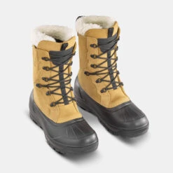 Quechua Warme Waterdichte Snowboots Heren SH500 U-WARM Leer -Mode Verkoop warme waterdichte snowboots heren sh500 u warm leer 1