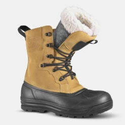 Quechua Warme Waterdichte Snowboots Heren SH500 U-WARM Leer -Mode Verkoop warme waterdichte snowboots heren sh500 u warm leer 3
