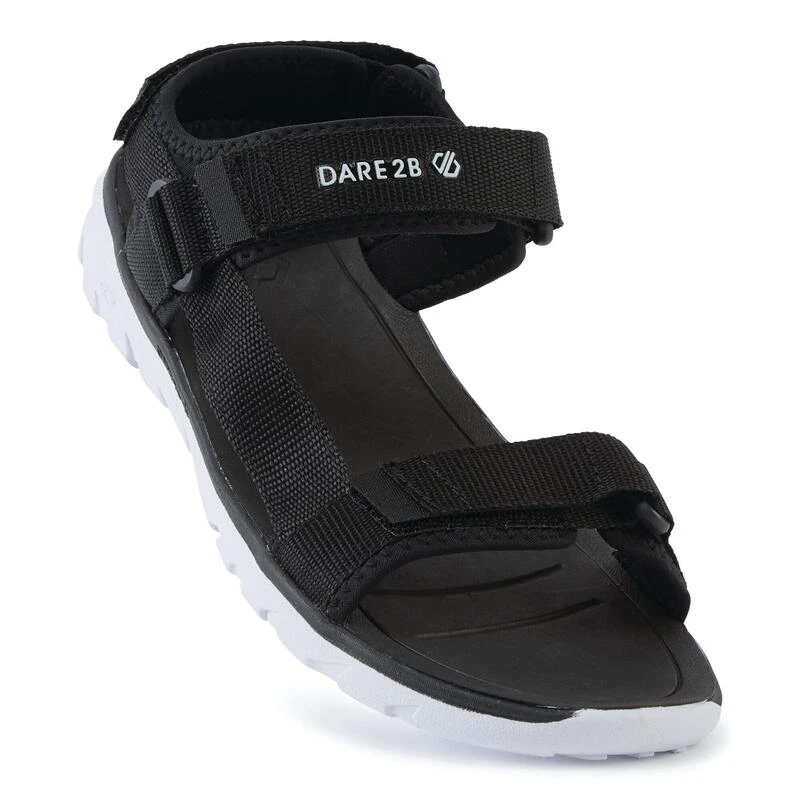 Dare 2b Xiro Heren Zwemmen Sandalen - Zwart Wit 3 Dare 2b Xiro Heren Zwemmen Sandalen - Zwart Wit