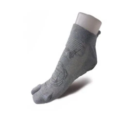 Yogasokken 1 Vinger Volwassenen Voor Gym Antislip Grijs