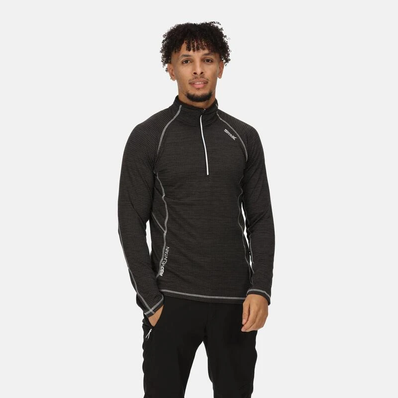 Regatta Yonder Heren Fitness T-shirt - Zwart 7 Regatta Yonder Heren Fitness T-shirt - Zwart - Afbeelding 5