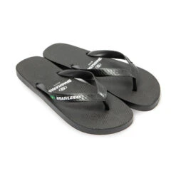 Zwarte Teenslippers Met Antislipzool Voor Heren