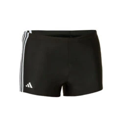 ADIDAS Zwemboxer Voor Heren 3S Zwart Wit -Mode Verkoop zwemboxer voor heren 3s zwart wit 4