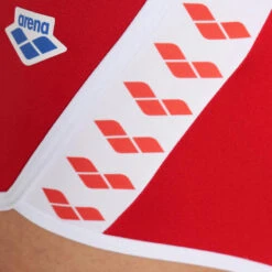 Arena Zwembroek Voor Heren Icons Rood Wit -Mode Verkoop zwembroek voor heren icons rood wit 3